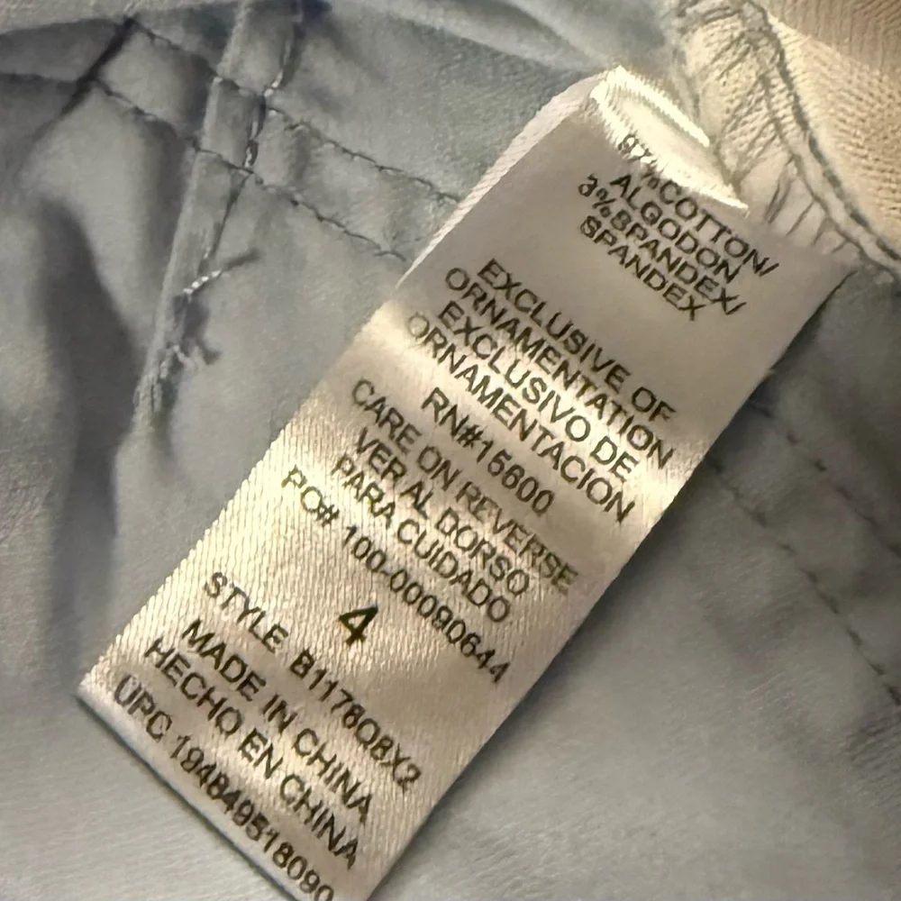 Democracy Light Gray Camouflage Democracy “Ab”solution Gray Skinnies Size 4 - Picture 5 of 5